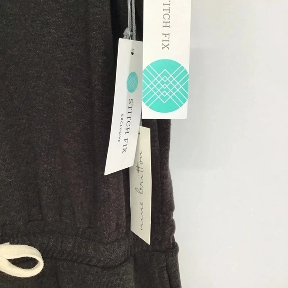 Nine Britton Women’s Dianne French Terry Spring Summer Racerback Dress NWT Sz XS - Picture 6 of 9